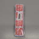 Pack of 4 L LIKED 200 Raffle Tickets, 50/50 Double Roll Tickets for Event, Raffles, Carnival, Door Prizes and Class Reward, Red 