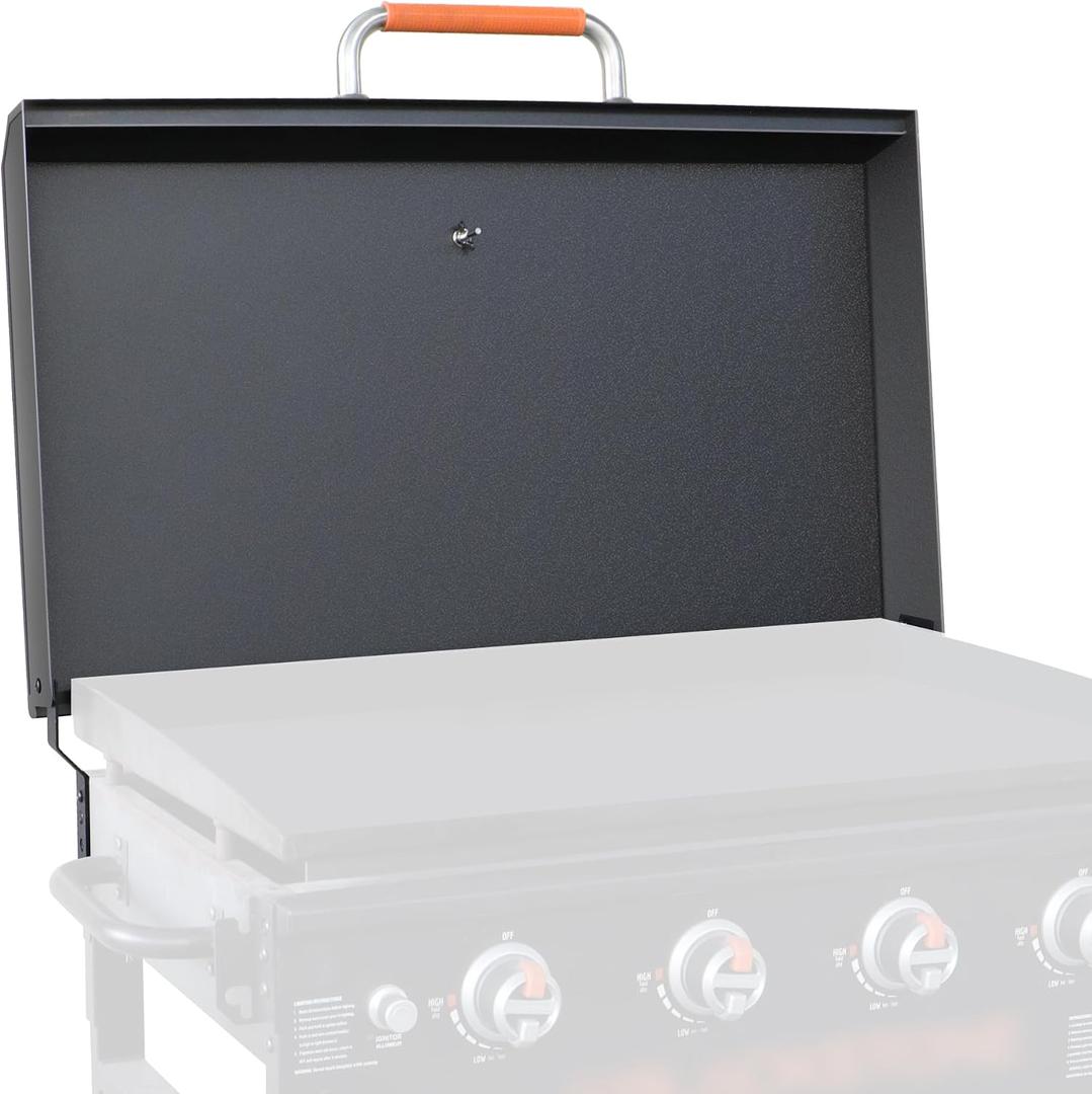 Hinged Lid with Thermometer for Blackstone 36" Griddle Cover 1554 1565 1560 1818 1825 1836 Hard Hood Tabletop Grill Replacement Parts