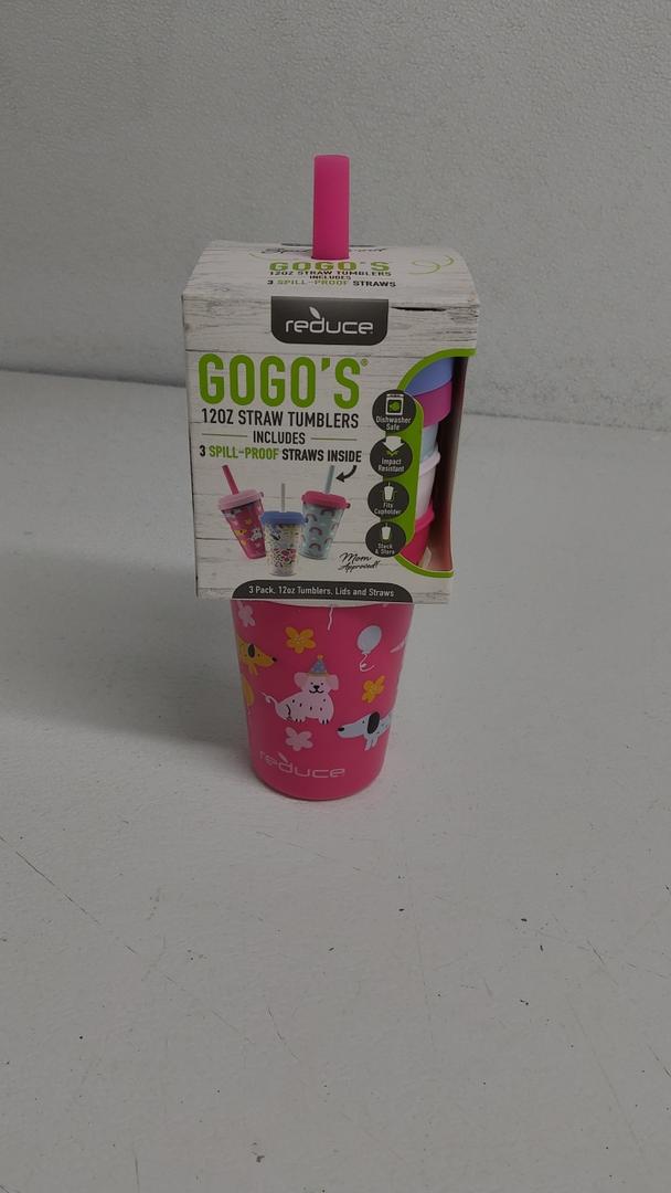 REDUCE 12 OZ STRAW TUMBLERS