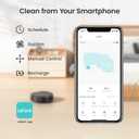Lefant M210P Robot Vacuum Cleaner, 4000pa Suction, 200 Mins Runtime, Super Thin, Quiet, Self-Charging, Ideal for Pet Owners, Multi Surface Cleaning, APP/WiFi/Alexa Control, Gray