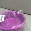 Dog Crate Water Bowl No Spill, 20oz Food-Grade Polypropylene Feeder, Secure Crate Mount with Covered Parts, Travel-Ready & Easy to Clean (Purple)