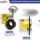 Laguna PowerHeat 315-Watt Floating Pond Heater for Outdoor Ponds with Fish Thermostat-Controlled De-Icer with LED Indicator, Safe for Plastic & Liner Ponds, 22 ft Cord