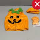 Kuriozud Toddler Baby Girl Boy Halloween Pumpkin Costume Sleeveless Tee Top with Hat Outfits (2-3T)