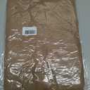 VIMPUNEC Womens Oversized Long Sleeve Sweaters Fall Casual Knit Pullover Tops Mock Neck Side Slit Jumper (L)