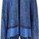 TUSHUSTY Pashmina Feel Shawls Wraps Rave Scarf for Women Soft Silky Reversible Men Scarves Hijab