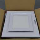 FASDUNT 120 CFM Bathroom Exhaust Fan with Light, 1.0 Sones Ultra Quiet Ceiling Ventilation Fan with 5000K Daylight LED, No Attic Access Needed, Perfect for Bathroom Remodel (8 Inch)