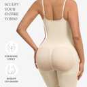 FeelinGirl Shapewear Tummy Control Seamless Bodysuit Hip Enhancer Body Shaper for Women, Size: X-Small-Small 