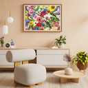 ZHISEOYI 300 Piece Puzzles for Adults, 300 Piece Puzzles for Adults Large Piece, Spring Flowers Birds Butterflies Jigsaw Puzzle, Challenging Puzzle Perfect for Game Nights, 20.5 X 15 in