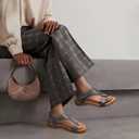 PARTY Women's Open Toe Arch Support Sandals (Gray)