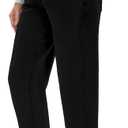 POSHGLAM Women's Maternity Jeans Over Belly Comfy Stretch Boyfriend Jeans Loose Pregnancy Pants, S-XXL (Large, A07 Black)