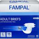 Vital Guard - Paales para adultos, calzoncillos desechables para incontinencia con pestaas para hombres y mujeres, mxima absorcin, control de olores, grandes, 60 unidades (4 paquetes de 15)