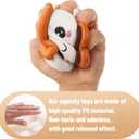 Anboor 4 Pcs Squishies Smore Waffle Cake Pizza Coffee Cup Kawaii Scented Soft Slow Rising Squeeze Stress Relief Kids Toy