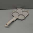 CAROTE Egg Pan Omelette Pan, 4-Cup Nonstick Granite Omelette Skillet - Pancake Pan and Healthy Egg Cooker Suitable for Gas Stove & Induction Cookware