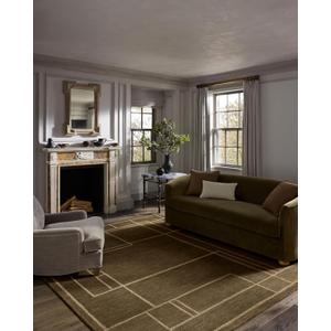 Loloi Jeremiah Brent Barrow Olive/Natural 2'-3" x 3'-9" Accent Rug
