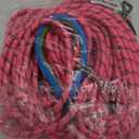 NTR Dog Long Leash, 100FT Recall Training Rope Lead, with 2 Swivel Hooks, Reflective Threads and Soft Rubber Handle, Puppy Leash for Walking, Hunting, Camping for Small Medium Large Dogs-Pink (100ft*3/8")