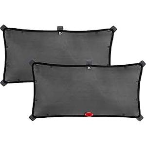 Munchkin® Brica® Magnetic Stretch to Fit™ Sun Shade, Black, 2 Pack, 14in. x 28in.