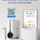 Waterdrop KJ600 Reverse Osmosis System, Instant Hot Water Dispenser, 600 GPD, Reduce PFAS, Tankless, 2:1 Pure to Drain, Under Sink, TDS Reduction, Smart Faucet, Hot and Cold Water Dispenser Faucet