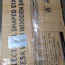 TigerDad Mobile Adjustable Height Laptop Stand PC Computer Portable Notebook Swivel Laptop Desk Rolling Table Desk Cart Tiltable with Wheels Casters& Mouse Pad Table (Wood)