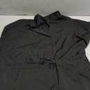 Women's Button Down Blouses Casual Peplum Summer Tops Short Sleeve Work Chiffon Shirts.L