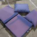 IPYNBAP Outdoor Cushions for Patio Furniture, Outdoor Seat Cushion Set 24 x 24 x 5.75 Inch, Waterproof & Fade Resistant Outdoor Chair Cushions, Deep Patio Chair Cushion with Removable Cover, Navy Blue