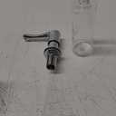 Kitchen Sink Soap Dispenser Chrome, Solid Brass Pump Head Sink Refillable Bottle, Spot Resist Stainless (Chrome Aj-f062)