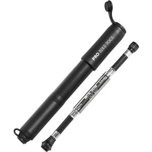 Pro Bike Tool Mini Bike Pump - Compact and Portable Bicycle Tire Pump for Fast Inflation - Compatible with Presta and Schrader Valves - Lightweight and Durable Design - Essential Bicycle Accessories (MATT Black) Pro Bike Tool Mini Bike Pump - Compact and Portable Bicycle Tire Pump for Fast Inflation - Compatible with Presta and Schrader Valves - Lightweight and Durable Design - Essential Bicycle Accessories (MATT Black)