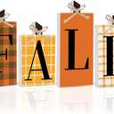 Fall Decorations for Home Fall Thanksgiving Decor Autumn Pumpkin Decor for Harvest Party Farmhouse Autumn Thankful Wooden Decorations for Mantel