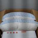 Bed Pillow Queen Size 1 Pack, Shredded Memory Foam Pillow AdjustableCooling Pillow Soft and Supportive for Side Back Stomach Sleepers