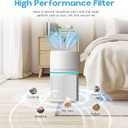 2-Pack AP202 Replacement Filter Only Compatible with FRESHDEW AP202 Air Puri-fier,(Not for DAYETTE AP202 Model), 3-in-1 True HEPA Filtration with Activated Carbon Filter and Pre-filter