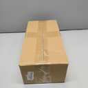 DI QIU REN 120 Pcs 5oz Dessert Cups with Gold Rim and Golden Spoon, Plastic Dessert Parfait Cup Clear Appetizer Pudding Cup, Round Serving Goblet Cups Shot Glasse (Round Goblet with Gold Rim-60Pack)