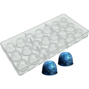 Goldbaking Bell Shape Chocolate Bonbon Mold Polycarbonate Truffle Mould Homemade Chocolates Covered Candy DIY Tool