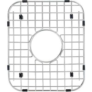 Sink Protector for Kitchen Sink Fits 12x14, Stainless Steel Sink Protector, Sink Bottom Grid (Steel Gray)