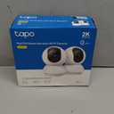 Tapo 2K Pan/Tilt Security Camera for Baby Monitor, Dog Camera w/Motion Detection, 2-Way Audio Siren, Night Vision, Cloud&SD Card Storage, Works w/Alexa & Google Assistant, 2-Pack (Tapo C210P2)