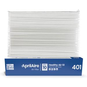 AprilAire 401 Replacement Furnace Filter for AprilAire 2400, Space-Gard 2400 Whole-House Air Purifiers - MERV 10, 16x25x6 Air Filter (Pack of 1)