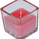 Pink Candle In Glass Container 2.5 oz