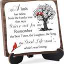 Celebration of Life Decorations,Memorial Decor Plaque Sign,Sympathy Gift,Remembrance Sympathy Gifts for Loss of Loved One,Wedding Memorial Table Sign,Funeral Decorations,Sign With Black Stand,11