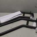 Outdoor Handrail Garage Railing Post Mount Hand Rail Matte Black Finished Stair