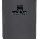 STANLEY IceFlow Stainless Steel Tumbler - Vacuum Insulated Water Bottle for Home, Office or Car Reusable Cup with Straw Leak Resistant Flip Cold for 12 Hours or Iced for 2 Days, Charcoal, 30OZ
