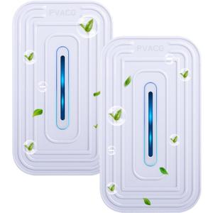 2 Pack Plug in Air Ionizers for Home,Ionic Air Purifier for Home Office Bedroom Bathroom Living Room Quiet and Portable Air Freshener for Bedroom(2,White)