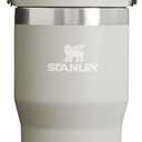 Stanley IceFlow Flip Straw Tumbler with Handle 20 oz | Twist On Lid and Flip Up Straw | Leak Resistant Water Bottle | Insulated Stainless Steel |BPA-Free | Ash