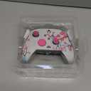PDP Gaming REMATCH GLOW Enhanced Wired Controller: Licensed Gamepad for Xbox Series X|S, Xbox One, Windows PC, Mappable Back Buttons, Advanced Customizable App - Cherry Blossom (Pink Glow in the Dark)