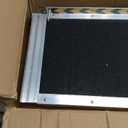 5 Feet Portable Wheelchair Ramp 600LBS Capacity Non-Skid Aluminum Handicap Ramps,Seamless Folding Threshold Ramp Wheel Chair Ramp for Doorways