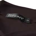 Women's Long Sleeve Slim Fit Turtleneck Basic Layering T-Shirt (Coffee)