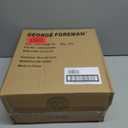 George Foreman 4-Serving Removable Plate Electric Grill and Panini Press, George Tough Non-Stick Coating, Drip Tray Catches Grease, Black