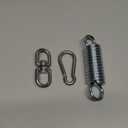Punching Bag Hanger Set, Stainless Steel Swivel Mount Chain with Carabiners and Spring, 1000lbs Capacity for Heavy Bag, Gym Swing, Trapeze, Hammock