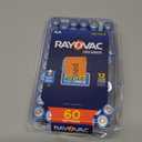 Rayovac AA Batteries, Double A Battery Alkaline, 60 Count