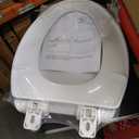 Toilet Seat and Lid Set with Hinges - Standard Household - White