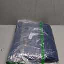 HIORIE Japanese Gauze Blanket, 8-Layered Twin Size, 100% Cotton, Lightweight Soft Breathable, All Season, Machine Washable, Navy, 69x79inches