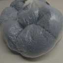 Lesure Calming Medium Dog Bed - Flower Donut Round Fluffy Puppy Bed in Plush Teddy Sherpa, Non-Slip Cute Flower Cat Beds for Indoor Cats, Medium Pet Bed Fits up to 45 lbs, Machine Washable, Blue 30" (30.0"L x 30.0"W x 8.0"Th, Blue)