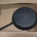 Lodge 12 Inch Carbon Steel Skillet - PFAS-Free Pre-Seasoned Carbon Steel Frying Pan for High-Heat Searing - Long Handle Design for Omelets, Grilling, and Campfire Cooking - Made in the USA